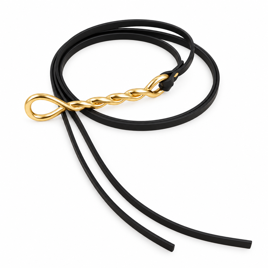 The Link — Sculptural Tie Belt