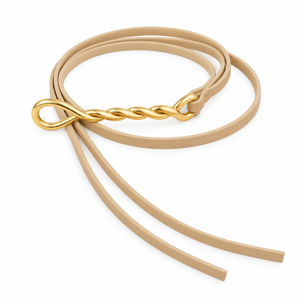 The Link — Sculptural Tie Belt