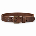 KERVELAN Mason Double-Prong Belt in vintage brown
